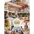 thumbnail image 5 of American Flag Vintage Table Cloth, Farmhouse Baseball Blue Red Waterproof Tablecloth for Rectangle Tables, Reusable Washable Fabric Table Cover for Restaurant Kitchen Dining Tables 60"x84", 5 of 6