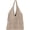 Khaki, variant on Women Twist Pattern Woolen Yarn Woven Shoulder Bag Top-handle Bag Tote