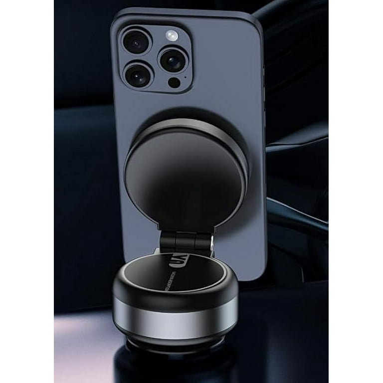 Suction Cup Phone Mount,Magnetic Phone Holder For Car,360°Adjustable Vacuum Suction Phone Mount For Gym/Mirror/Smooth Surface - 34