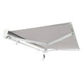 thumbnail image 4 of Awntech 10 Ft Destin Right Motorized Heavy Duty Patio Retractable Awning with Protective Hood (120in x 10.38in x 96in), Gray, 4 of 9