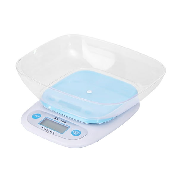 Yhmxh Utensilios de cocina Báscula digital para cocina, con medición de onzas y gramos, ideal para cocinar, hornear, preparar comidas, hacer dieta y bajar de peso, 5 kg/11 lb Muebles para cocina