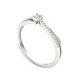 thumbnail image 2 of 1/8 Carat T.W. Diamond Split Shank Classic 10kt White Gold Engagement Ring, 2 of 5