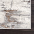 thumbnail image 5 of Abani Dunes Collection Grey Brown 8' x 10' Brush Strokes Contemporary Area Rug, 5 of 5