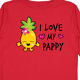 thumbnail image 4 of Inktastic I Love My Pappy with Pineapple Girls Long Sleeve Toddler T-Shirt, 4 of 5