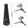 thumbnail image 1 of Universal Mini Tripod Stand Bracket Desktop Folding Stand with 3/8 Inch Screw for Phones DSLR Cameras, 1 of 5
