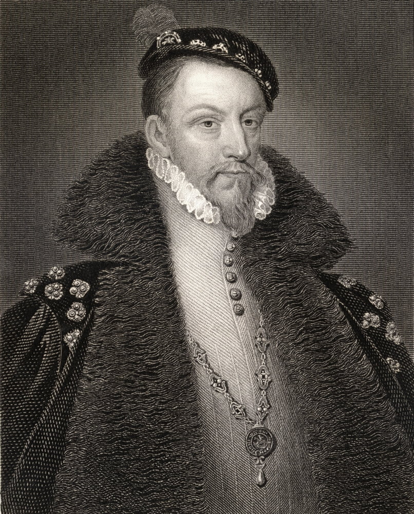 Thomas Radcliffe (Also Spelled Radclyffe) 3Rd Earl Of Sussex C1525-1583 Aka Viscount Fitzwalter 1542-53 Or Baron Fitzwalter 1553-57 English Lord Lieutenant Of Ireland From The Book LodgeS British Por