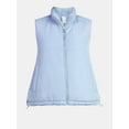 thumbnail image 4 of Time and Tru Women's and Women's Plus Faux Fur Reversible Vest, Sizes XS-2X, 4 of 4