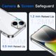 thumbnail image 5 of Funda JeTech para iPhone 14 de 6.1 pulgadas a prueba de golpes, transparente, 5 of 6