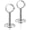 Silver, variant on EP Ceiling Mount Curtain Rod Bracket Silver Heavy Duty Curtain Rod Holders, Stainless Steel, Ceiling Curtain Rods Hooks Hangers for 1 1/4 Inch Drape Pole, 2 Pack