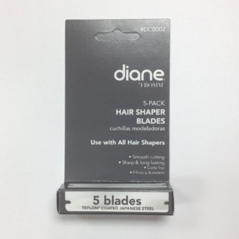 Diane Hair Shaper Replacement Blades by Fromm 5 pack, Teflon coated Japanese steel hair shaper