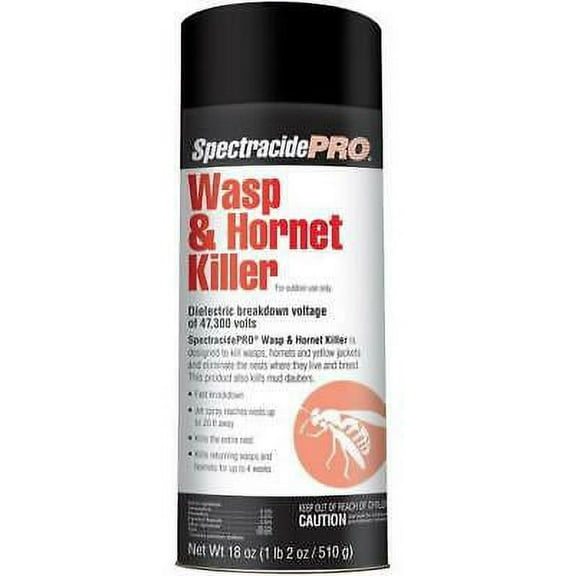 Spectracide PRO Aerosol Wasp and Hornet Killer 18 oz (Pack of 12).
