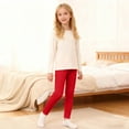 thumbnail image 2 of REDARER Girls Winter Thermal Leggings, Thickened Lined Pants for Kids, Soft Stretchy Base Layer,4-5 Years, 2 of 6