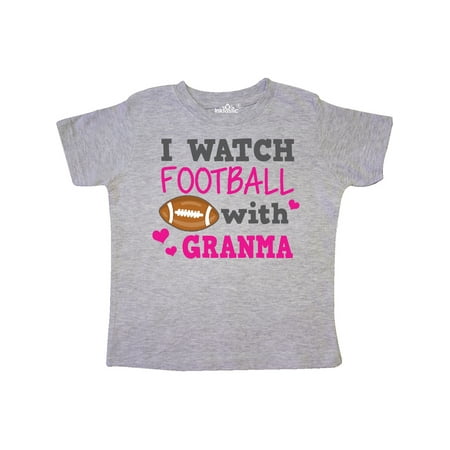 

Inktastic I Watch Football with My Granma Gift Toddler Toddler Girl T-Shirt