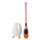 thumbnail image 1 of Escobilla de baño con soporte, cepillo de limpieza ergonómico, cabezal de cepillo de varios lados para apartamento Rosa, 1 of 9
