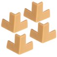thumbnail image 1 of Protectores de esquina de mesa de silicona cojines de esquina anticolisión de seguridad para bebés y niños color caqui 4 Uds ANGGREK Otros, 1 of 8