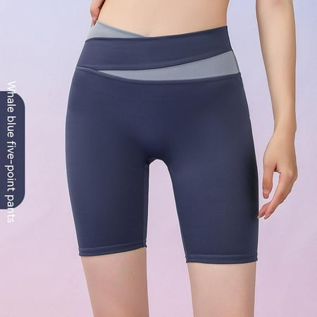 

Color Matching Quick-Drying Naked Yoga Suit Seamless Naked Running Exercise High Waist Hip Slimming Fitness Suit For Women