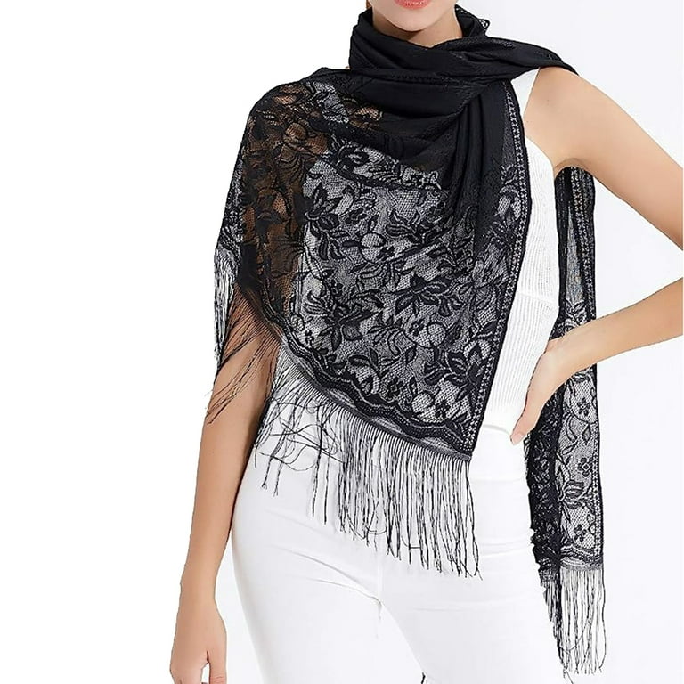 Sheer scarves top for dresses