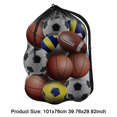 thumbnail image 4 of Pelota Deportiva Extra Bolsas Con Cordón Resistentes Fútbol Malla, 4 of 4