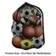 thumbnail image 4 of Pelota Deportiva Extra Bolsas Con Cordón Resistentes Fútbol Malla, 4 of 4