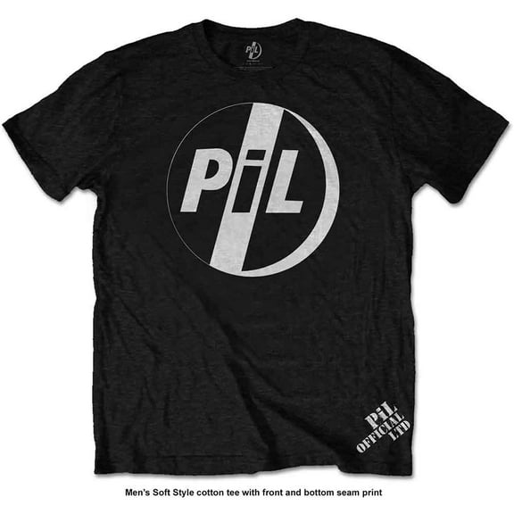 PIL (Public Image Ltd) Unisex T-Shirt White Logo (Small)