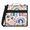 Multicolor 2, variant on Herdesigns Funny Cow Zipper Binder with Shoulder Strap, Waterproof 1.5 Inch 3 D-Ring Binder Organizer Bag, Fits 13 Inch Laptop for Work,