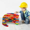 thumbnail image 3 of Maojin Toy Story Juguetes 120 Pieces Of Rainbow Dominoes Wooden Infant And Young Children Early Education Educational Toys, 3 of 9