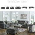 thumbnail image 6 of Signature Design by Ashley Lonoke Gunmetal Oversized Chair, 6 of 17