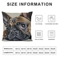 thumbnail image 5 of Throw Pillow Covers Little Cute Puppy Lovely Pet Cushion Case for Couch, Bed Or Sofa Pillows Case Black, 5 of 5