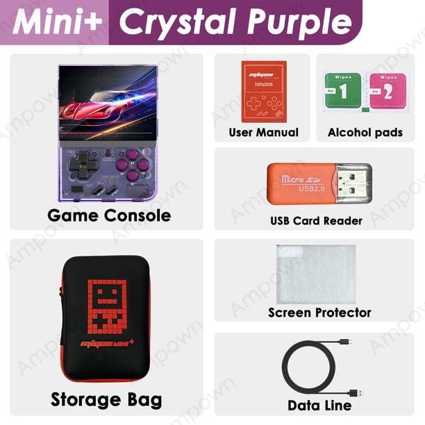 MIYOO Mini Plus consola de juegos portátil Retro V2 Mini + pantalla IPS, consola de videojuegos clásica, sistema Linux, regalo para niños