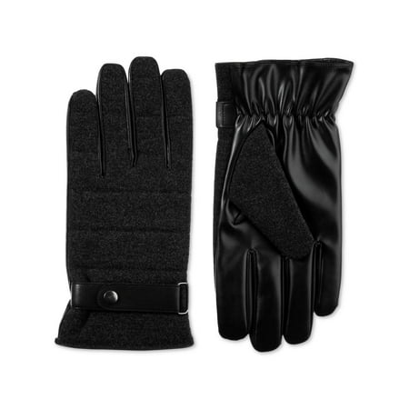 UPC 022653608068 product image for Isotoner Mens Faux Leather Touch Screen Driving Gloves | upcitemdb.com