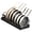 Black With 8 lines, variant on Space Saving Pull Out Shelf Organiser For Cookware Utensils Cabinet Storage Heavy Duty Carbon Steel Rack