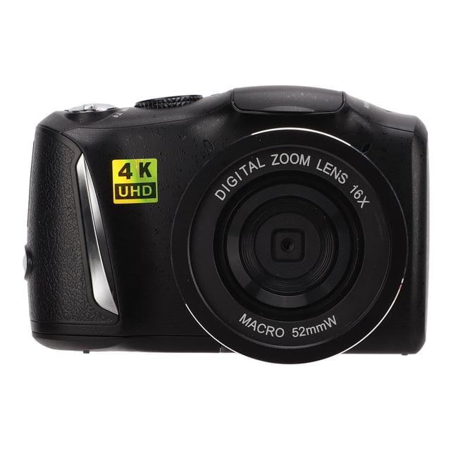 Cámara digital CD‑R3 4K, videocámara Ultra HD de 48 MP, cámara para vlogs con zoom digital de 16X y pantalla de 3 pulgadas.
