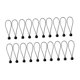 thumbnail image 3 of 20x Bolas de cordón de cordón de lona, ​​correa elástica de bungee elástica multifuncional, de servicio pesado para acampar, carpas hogar 30 cm, 3 of 8