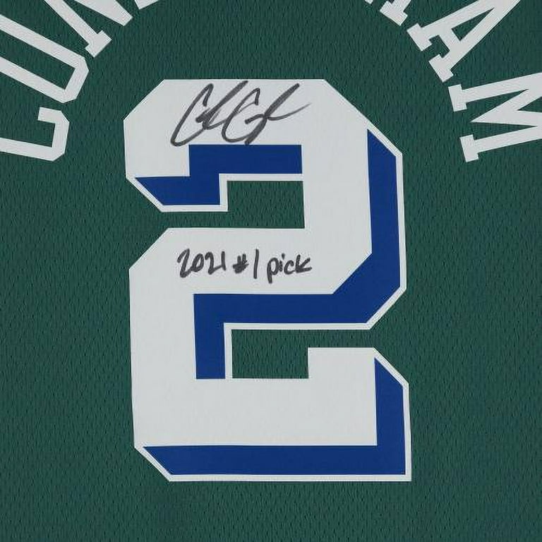 Cade Cunningham Detroit Pistons Autographed Green 2023-2024 City
