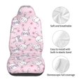 thumbnail image 5 of Yiaed Cute Rabbit Flower Print Car Seat Covers,Universal Auto Seats Protector Fits for Car,SUV Sedan,Truck,Automotive Seat Covers & Accessories(Two packs), 5 of 7