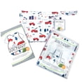 thumbnail image 6 of BapronBaby Be Brave Firefighter Splash Mat - Waterproof Catch-All for Floor, Table, or High Chairs - Machine Washable - 45" x 45, 6 of 6