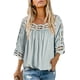 thumbnail image 5 of Top De Ganchillo De Encaje Para Mujer Camiseta De Ganchillo De Encaje Para Mujer Camisetas De Ganchillo De Encaje Top De Ganchillo De Encaje Top De Cuello Cuadrado De Encaje Para ANGGREK Verde L, 5 of 5