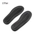thumbnail image 3 of Uxcell 2pair Shoes Outer Soles Pad US Size 7.5 Non Slip Mesh Mat Woven Protector Bottom for DIY Slipper Sandals, Black, 3 of 6