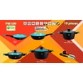 thumbnail image 4 of Batería de Cocina 10pzs Cocina Javaz CO-PM10J Jade/negro, 4 of 4