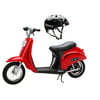 Razor Pocket Mod 24V Electric Scooter (Red) & Youth Sport Helmet (Black)