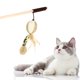 thumbnail image 2 of Juguete Para Gatos, Palo Con Plumas Para Gatos, Palo De Madera Para Gatos, Ratón Entumecido, 2 of 4