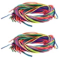 thumbnail image 4 of 64 piezas de cuerda para el cabello para trenzas, coloridas extensiones de cabello para niña africana, banda de cuerda con gradiente, accesorios para coleta para el cabello, adorno para el cabello, 4 of 5