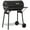 Black#8, variant on Outdoor Grill, 48" Steel Portable Backyard Charcoal BBQ Grill and Offset Smoker Combo with Wheels, Black BBQ Grill,Steel Tabletop Grill, Garden & Outdoor BBQ Grills & Outdoor Cooking