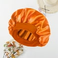 thumbnail image 5 of D-GROEE Satin Bonnet Satin Bonnet,Hair Bonnets for Curly Hair Sleeping for Women Satin Sleep Cap, Sleep Bonnets for Men Curly Hair,Satin Bonnet with Elastic Soft Band Big Bonnet, 5 of 6