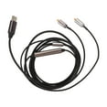 thumbnail image 1 of Cable de auriculares tipo C a MMCX, cable de cobre libre de oxígeno profesional, repuesto para SE215 315 535 846, 1 of 14