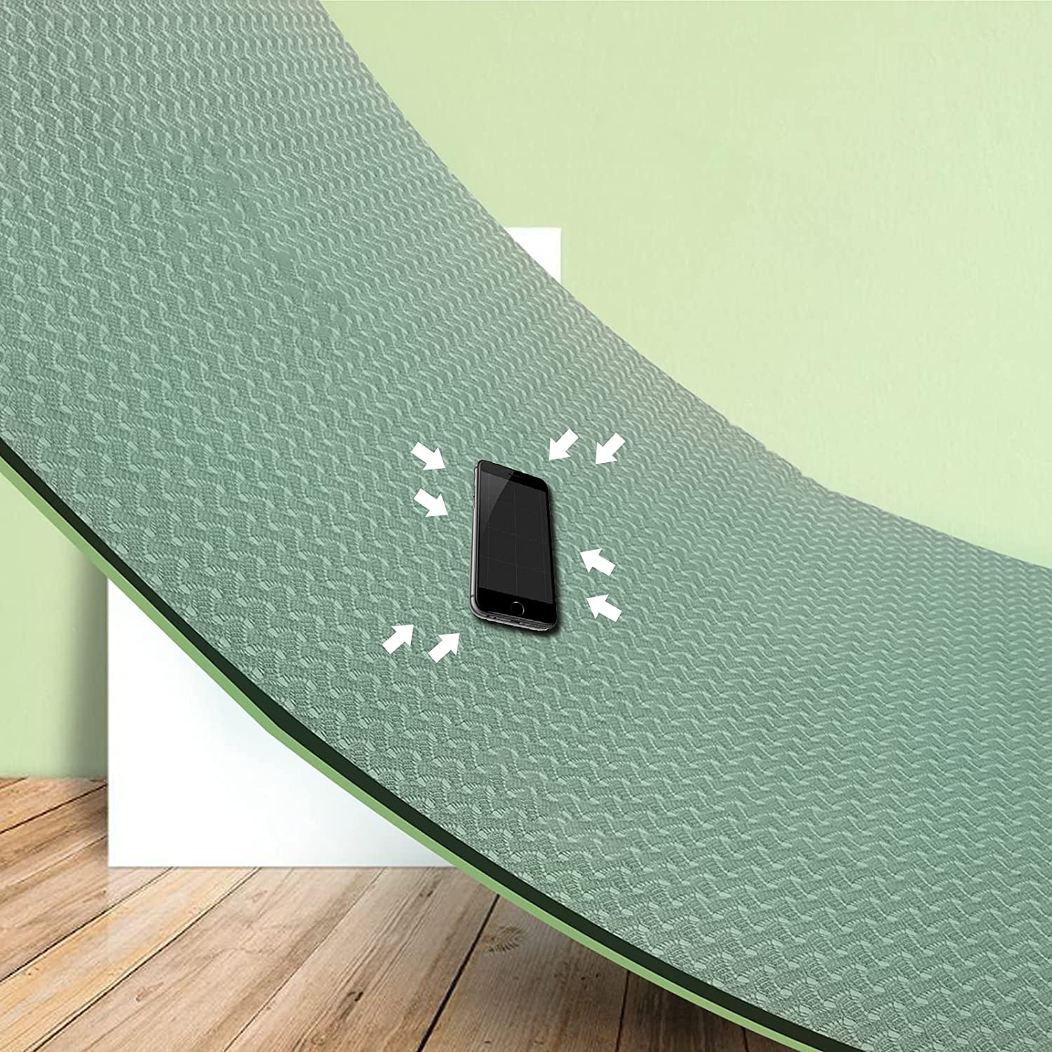 Cocobela 72x24 Yoga Mat 8mm TPE Eco-Friendly photo 6