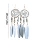 thumbnail image 5 of Guardurnaity Pendientes bohemios Pendientes colgantes de borla Ligeros 1 par de joyas colgantes con diseño de atrapasueños Blanco cómodo Ropa, zapatos y accesorios Miscelánea Blanco Guardurnaity AP009318-07B, 5 of 6