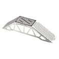 thumbnail image 4 of Bunblic Pont Rampe d'Obstacles pour Voiture RC en Acier Inoxydable Pièces de Rechange Robustes Accessoire de Pont Simple Côté Réaliste de Qualité Supérieure pour TRX4M SCX24 Argent, 4 of 8