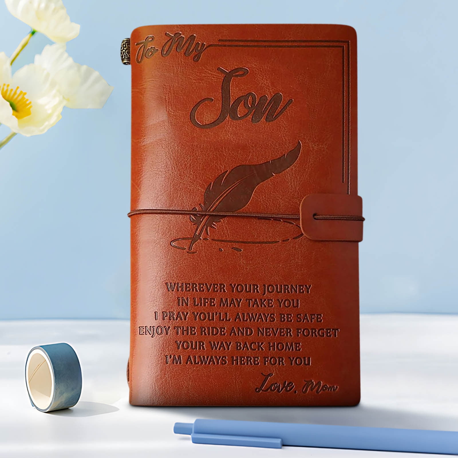 SSZMDLB under $5 Leather Journal Notebook, Leather Journal Notebook, Refillable Writing Notebook, Personalized Diary Notebook, Travel Sketchbook, Gift Writing Journal, Memory Keeping Notebook
