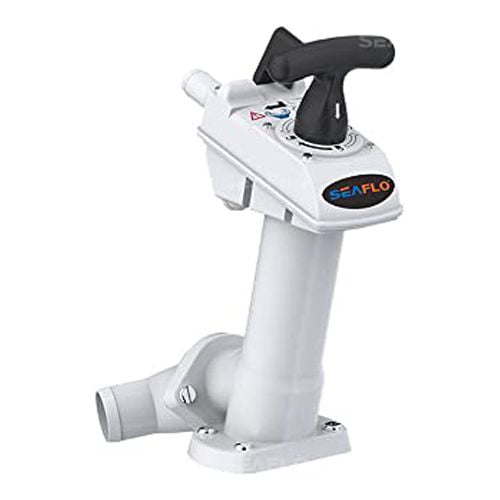 SEAFLO Manual Toilet Pump Flush Handle Kit Compatible with SEAFLO and JABSCO Marine Toilets